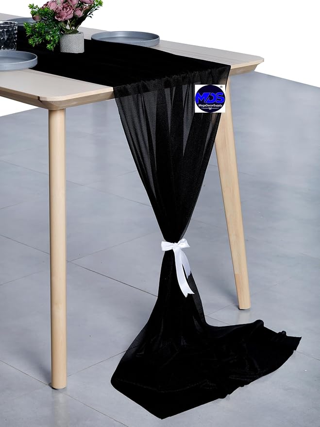 MDS Halloween Chiffon Table Runner - Image 3