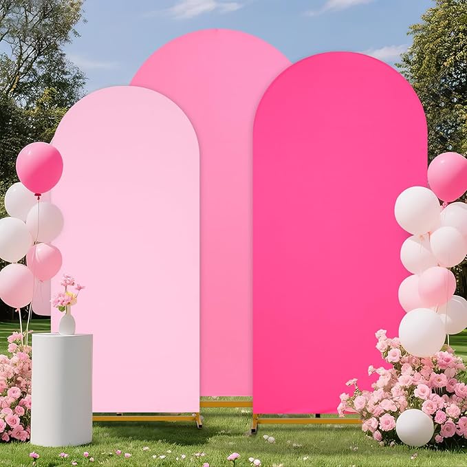 SoarDream Wedding Arch Cover Double-Sided Spandex Fitted Wedding Arch Stand - Image 6
