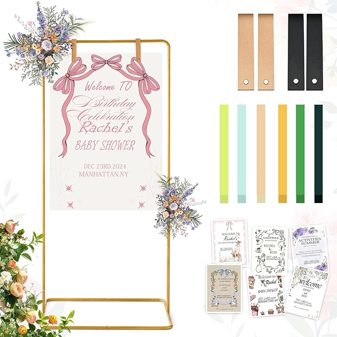 Wedding Sign Stand by AIPUDE