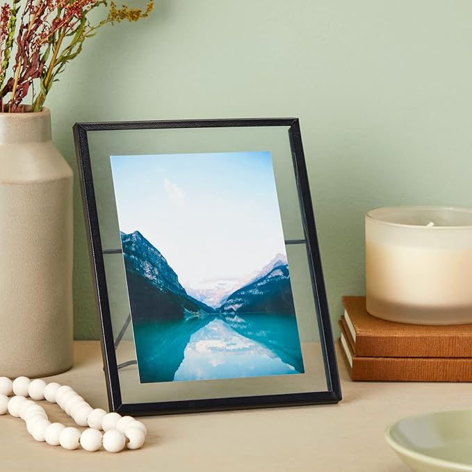 Juvale Wedding Floating Glass Picture Frames - Image 2