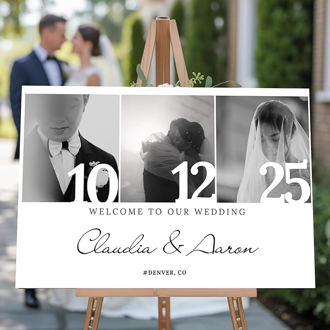 Personalized Wedding Welcome Sign - Image 4