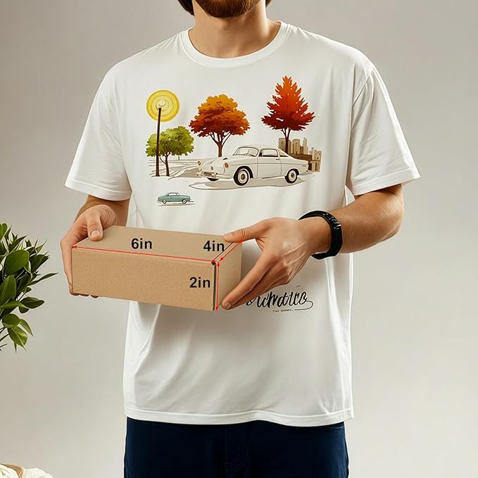 MEBRUDY 6x4x2 Inches Shipping Boxes Pack of 75, Small Corrugated Cardboard Box - Image 3