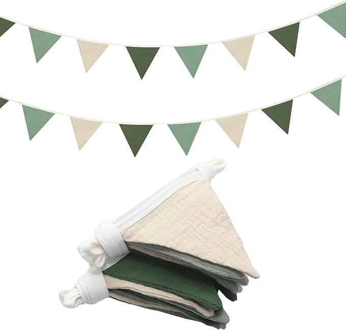 Oudain 15.5 ft Pennant Banner Flags, Each 7.75 ft by Oudain