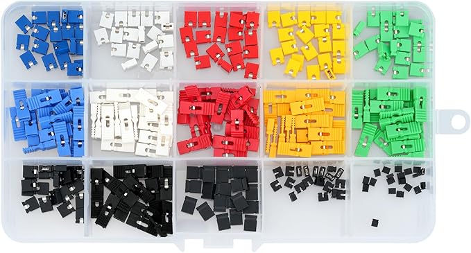 300Pcs Jumper Caps Kit 2.54mm 2.0mm 1.27mm Compatible - Image 5