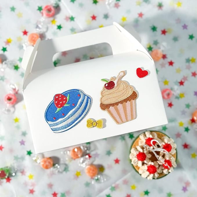 UnicoPak 10 Pack White Gable Treat Boxes Party Favor Boxes Goodie Gift Boxes - Image 4