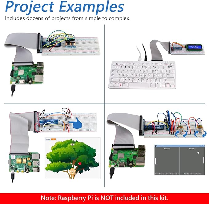 Freenove Ultimate Starter Kit for Raspberry Pi 5 4 B 3 B+ 400 Zero 2 W - Image 5