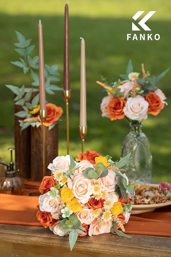 FANKO Rose Artificial Flowers Combo - Image 3