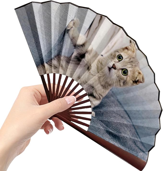Decorative Folding Fans Personalized Fans Custom Fans Handheld Clack Fans - Image 7