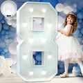 Marquee Numbers 4 Feet Tall Big Light Up Numbers 8th 18th 80th Happy Birthday by Letsmakeitimpressive