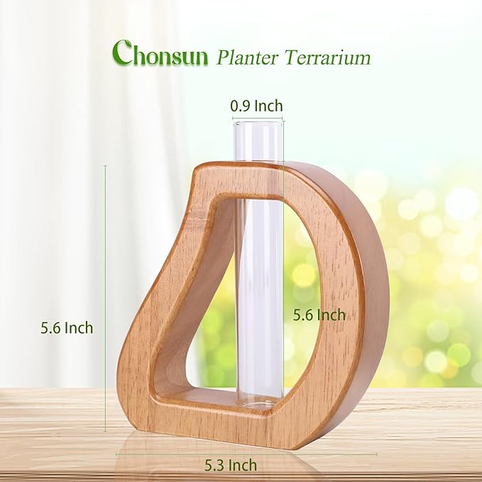 Plant Propagation Stations Wall Hanging Terrariums Home Decor Plants Glass Test - Image 3