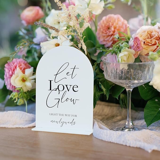 Acrylic Let Love Glow Sign - Image 4