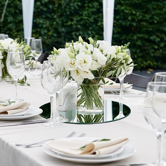 11Pack Round Mirror Centerpieces - Image 4