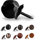 50 Pack 0.75" Round Head Iron Clavos Decorative Nails – Black – Handmade Rustic by BorderlandRusticHardware