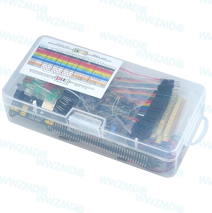 WWZMDiB 438 Pcs Electronics Breadboard Kit Beginner Starter Kit Compatible - Image 5