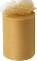 Aztec Gold Tulle Fabric Rolls 6 Inch by 100 Yards Fabric Spool Tulle Ribbon by IONTACH