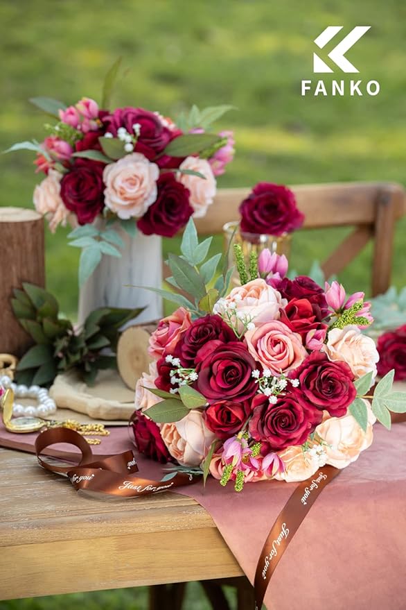 FANKO Rose Artificial Flowers Combo - Image 3