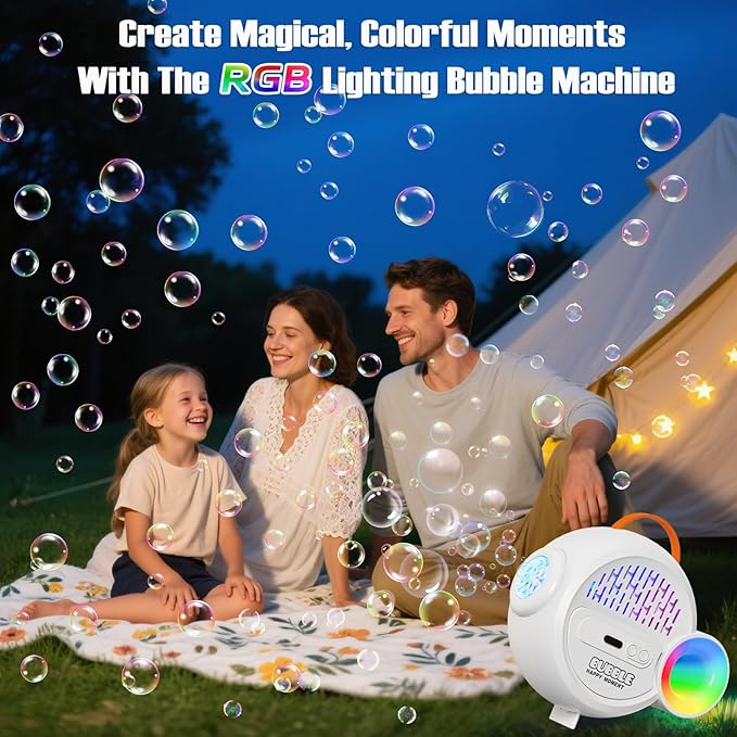 Bubble Machine for Kids Toddlers, Automatic Bubble Maker - Image 7