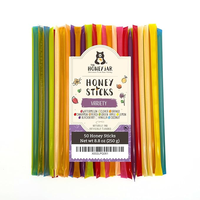 The Honey Jar Variety Pack Honey Sticks by TheHoneyJar