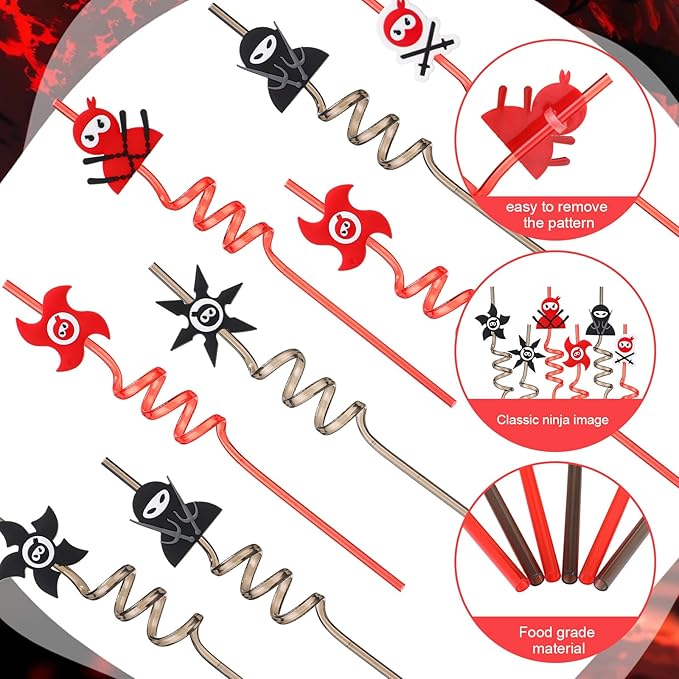 Yungyan 16 Sets Ninja Party Favors Goodie Cups - Image 4