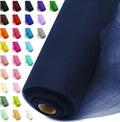 54" x 20 Yards Navy Blue Tulle Fabric Rolls by AblemeDeco
