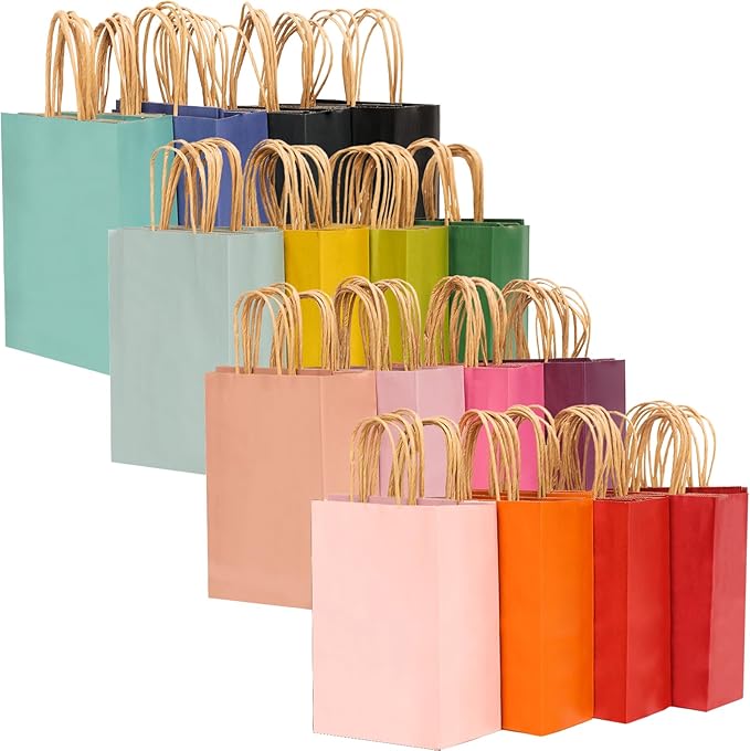qiqee Medium Size Paper Gift Bags by Qiqee