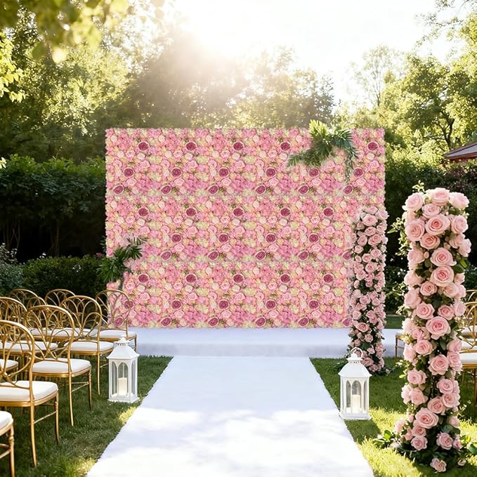 Artificial 3D Flower Wall Panel - Image 4