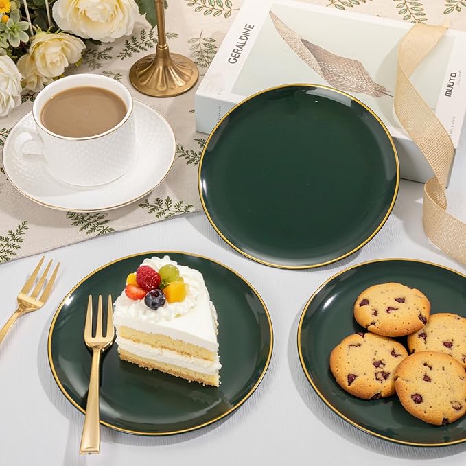 Festiva 200Pcs Green Dessert Plates 6.3" - Image 7