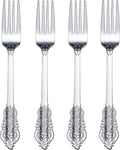 WDF 100 Piece Silver Forks Disposable by WDF