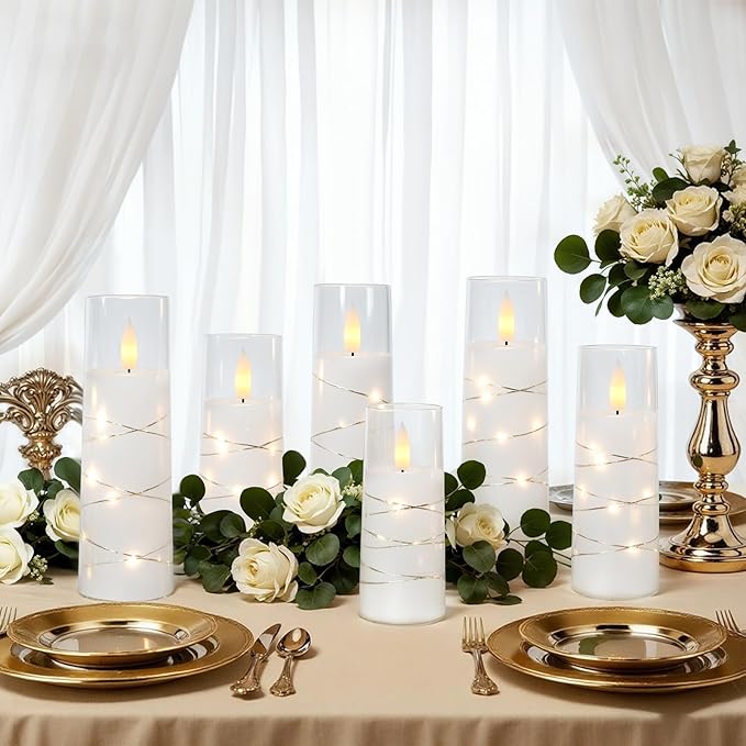 Raycare Flameless Candle with Remote Timer, 7 Flickering Acrylic Battery - Image 9
