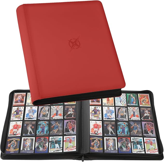 20-Pocket Card Binder, Trading Card Binder Holds 2000 Cards, Premium Zippered by Unknown