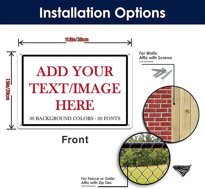Custom Signs Outdoor Metal Sign - Image 6
