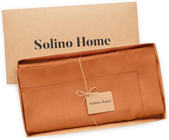 Solino Home Linen Square Tablecloth 52 x 52 Inch - Image 7