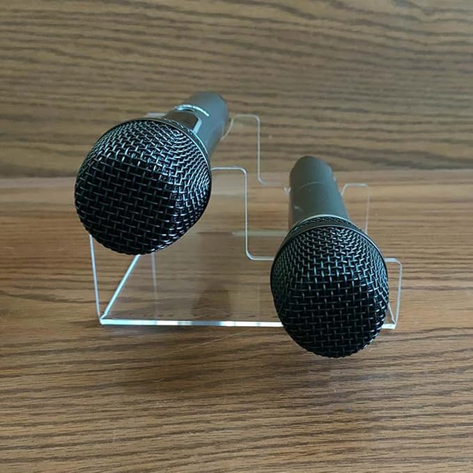 Microphone stand, transparent acrylic microphone base, microphone display stand - Image 5