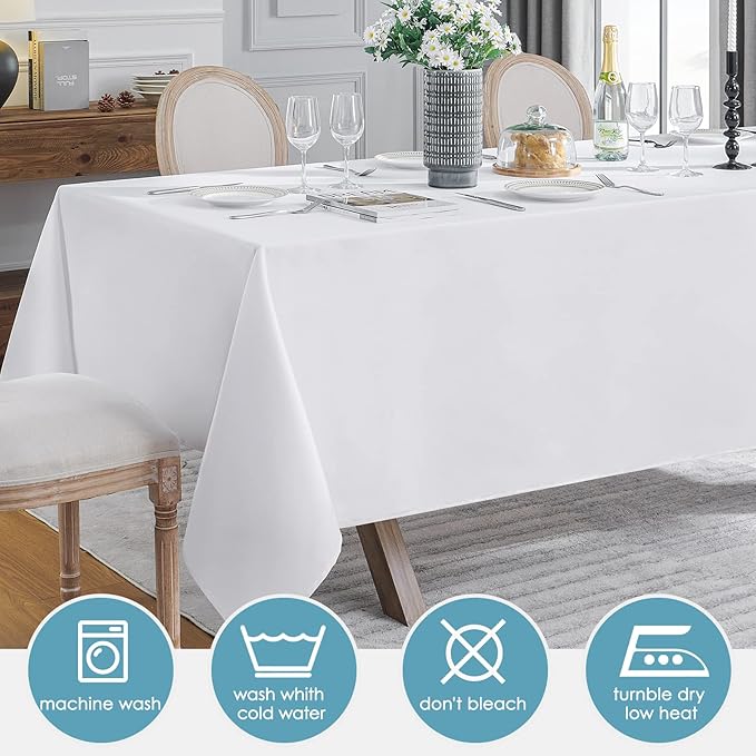 VidaFete Tablecloth 60 * 120inch 10pack Rectangle Table Cloth Polyester - Image 4