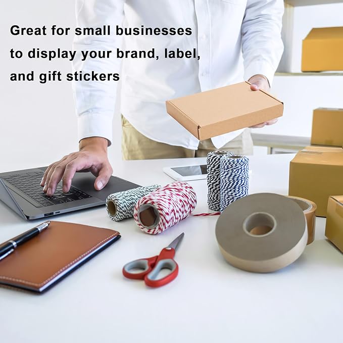 MEBRUDY 7x5x1 Inches Shipping Boxes Pack of 50, Small Corrugated Cardboard Box - Image 6