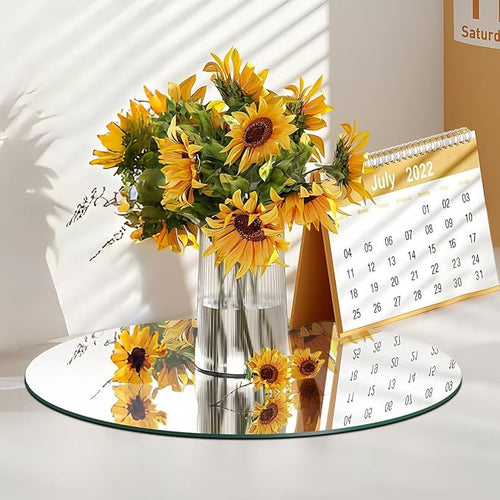 10" 12PCS Round Mirrors for Centerpieces, Circle Mirror Centerpieces for Tables - Image 2