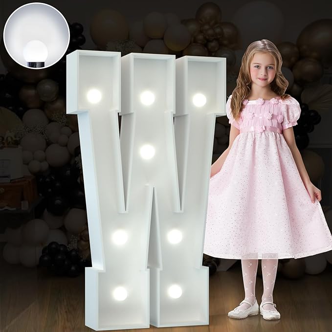 Marquee Letters 3 Feet Tall Large Light Up Letters Baby Shower Decorations by Letsmakeitimpressive