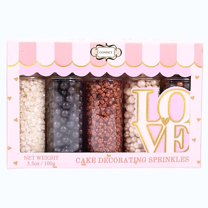Sprinkles - Confect Sprinkles for Cakes & Cupcakes Decoration Assorted pack of - Image 8