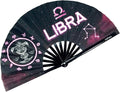DeFlare | Cosmic Zodiac Rave Fan | Zodiac Sign Hand Fan | Astrology Rave Fan | by DeFlare-RaveFestivalFans
