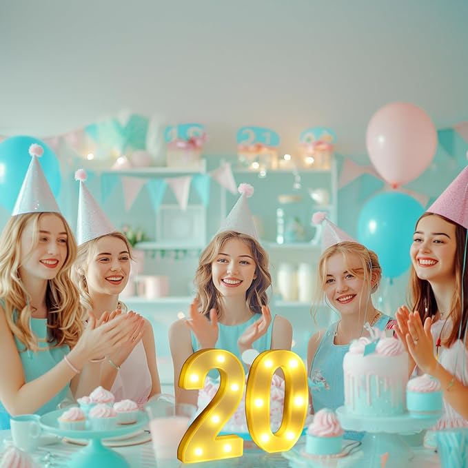 20th Birthday Decorations for Women Men, Happy 20 Year Old Birthday Decorations - Image 6