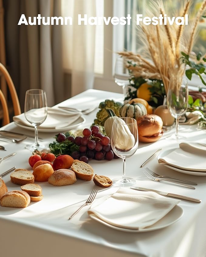 Pureegg Plastic Table Cloth Disposable 10 Pack, 54 x 108 Inch Table Cloths - Image 7