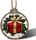Stained Glass Christmas Decorations by Follow
