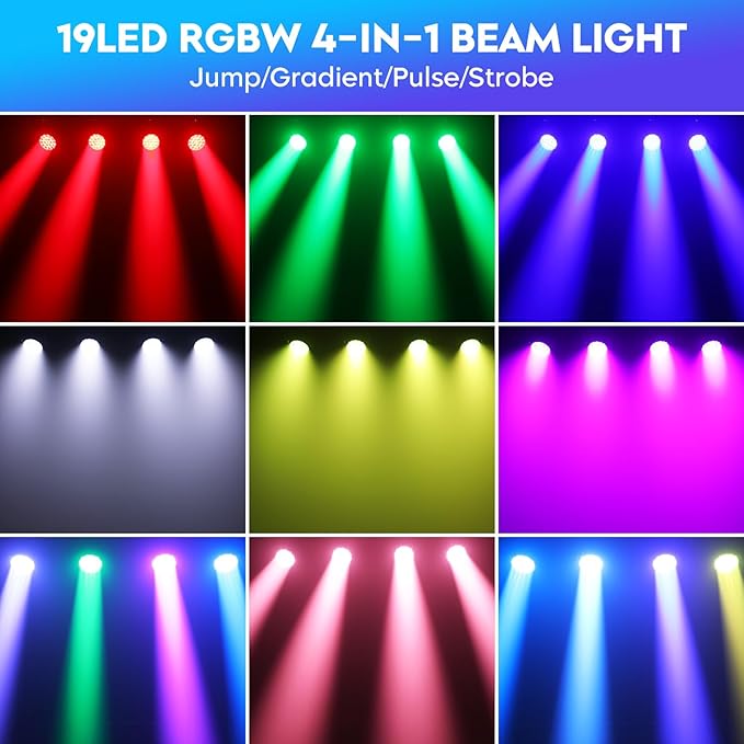 19x10W Moving Head Light Focusing/Beam/Wash/Zoom Effect Stage Lights 4-in-1 LED - Image 3