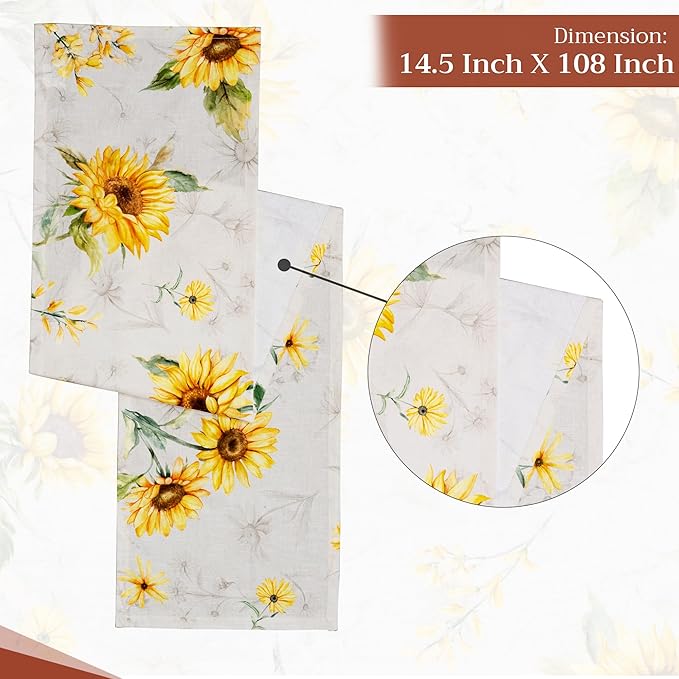 Maison d' Hermine Table Runner 100% Cotton Single Layer Table Runners 108 - Image 4
