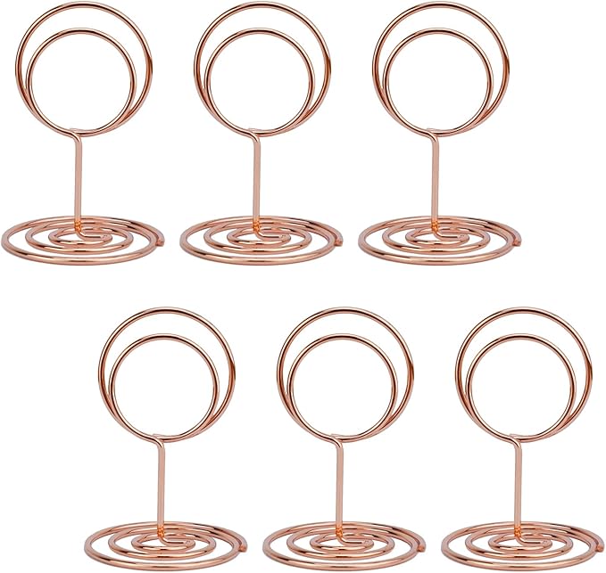 20Pcs Table Number Holders, Place Card Holder, Mini Table Card Holders by Jofefe