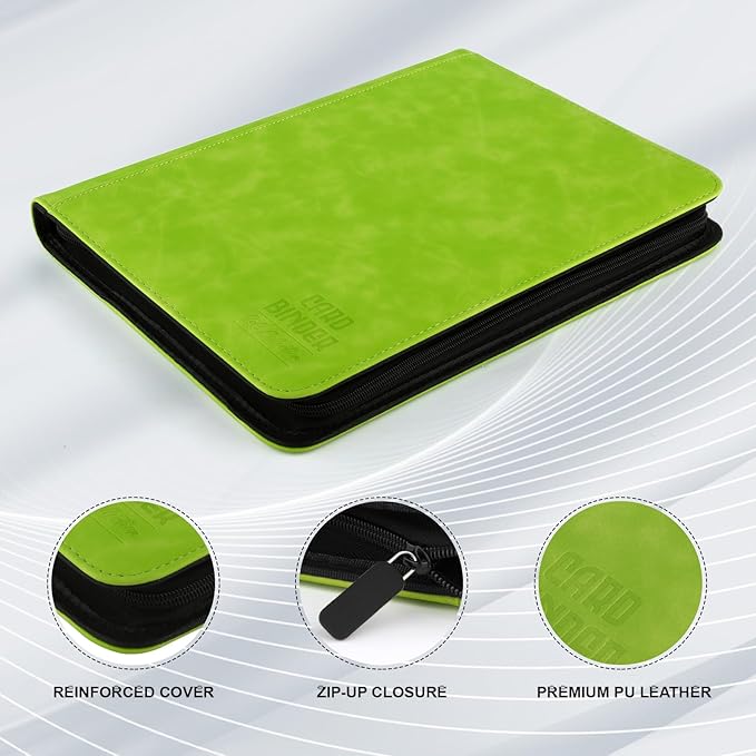 Toploader Binder with 9-Pocket Pages, Holds 288 "3×4" Rigid Toploader Hard Cases - Image 2