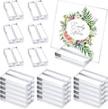 Blulu 20 Pieces Acrylic Place Card Holders 2 Inch Clear Stands Base by Blulu