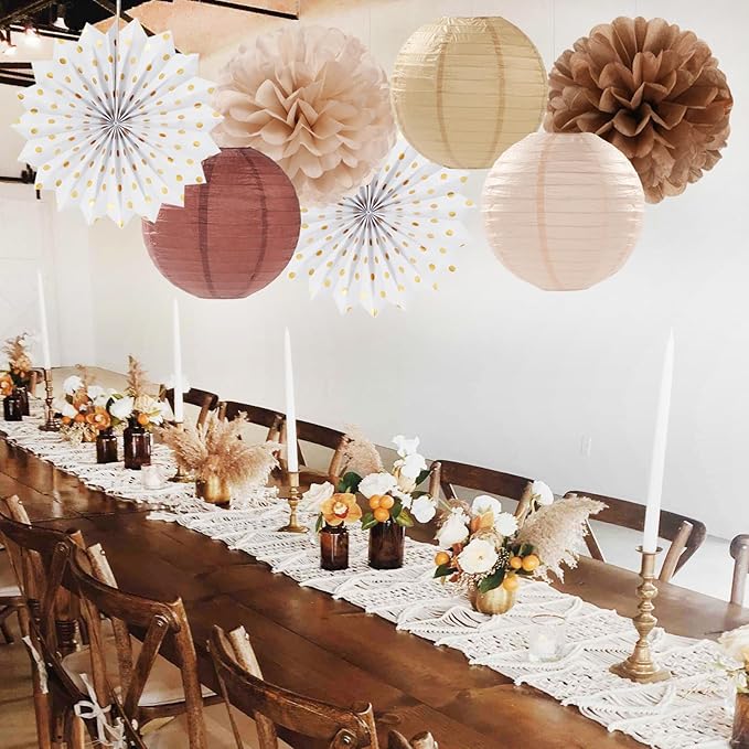 Boho Baby-Shower Party-Decorations Streamers-Lanterns - Image 4