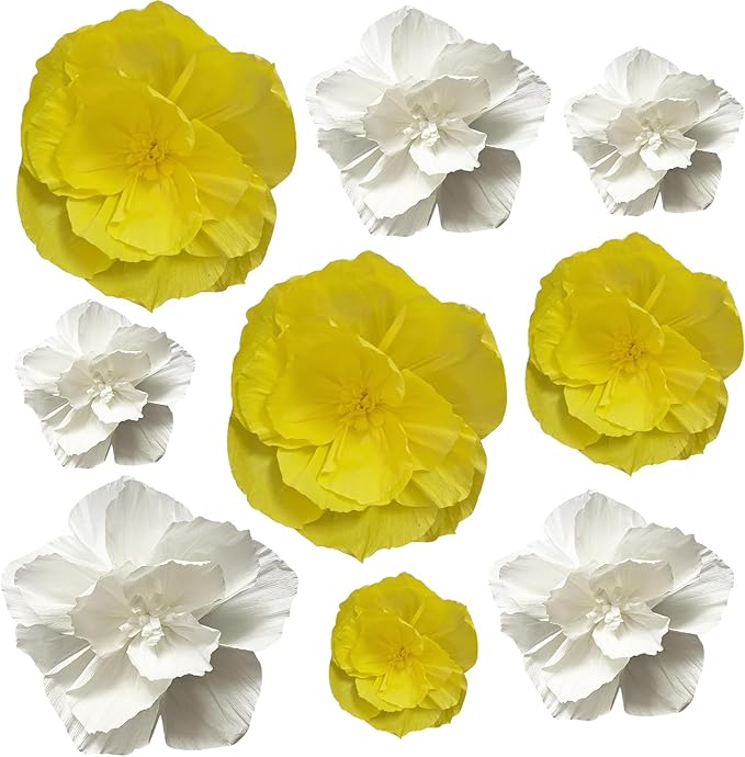 BRT Bearingshui Crepe Paper Flowers Decoration by BRT+Bearingshui