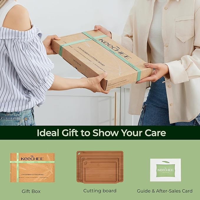 Bamboo Cutting Board, Durable Wood Cutting Boards - Image 8